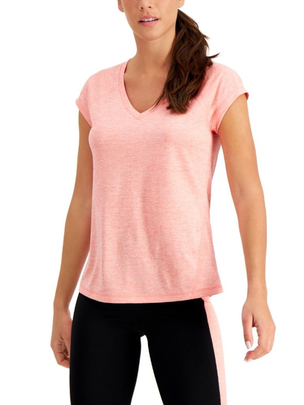 Ideology Womens Heathered Performance T-Shirt
